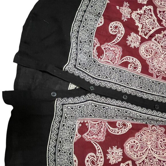 Lucky Brand Paisley Bandana Print Top – Small - Picture 7 of 7